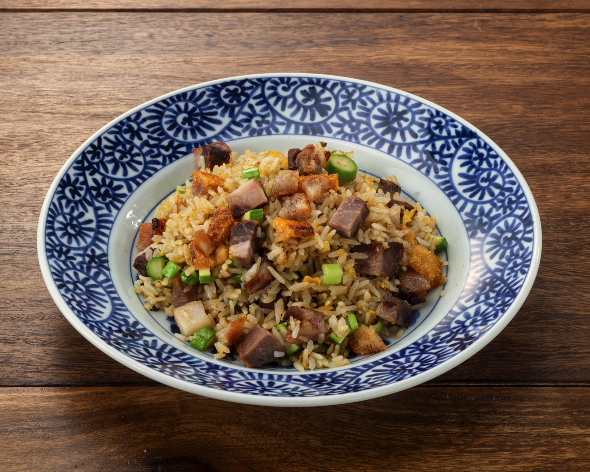Fried rice with Hong Kongbarbecue